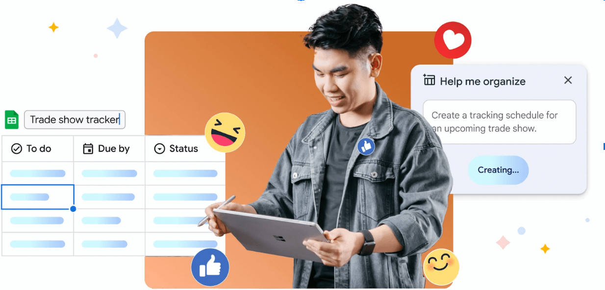 Sử dụng Gemini AI trong gmail group Google Workspace