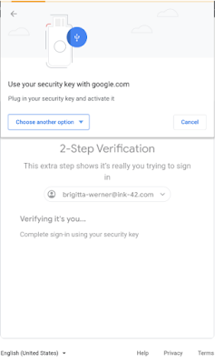 New 2-step authentication option for G Suite accounts