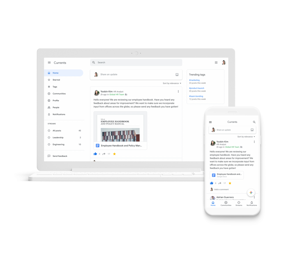 Introducing Currents, the newest G suite app