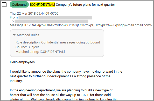 G Suite quarantine: Manage business email flow 