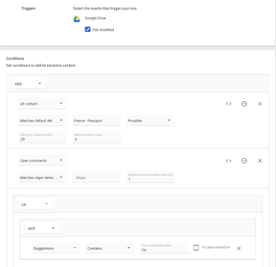 More advanced rules can leverage nested conditions, targeted detection, and more.