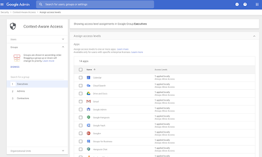 Use groups to manage Context-Aware Access 2