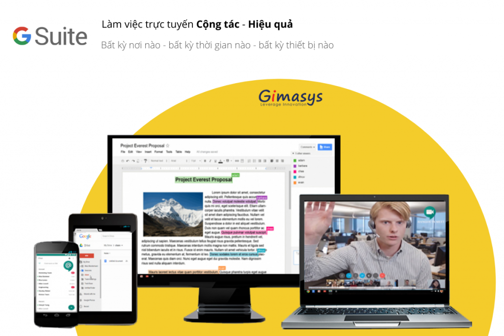 5 bước làm việc trực tuyến hiệu quả với bộ công cụ G Suite của Google