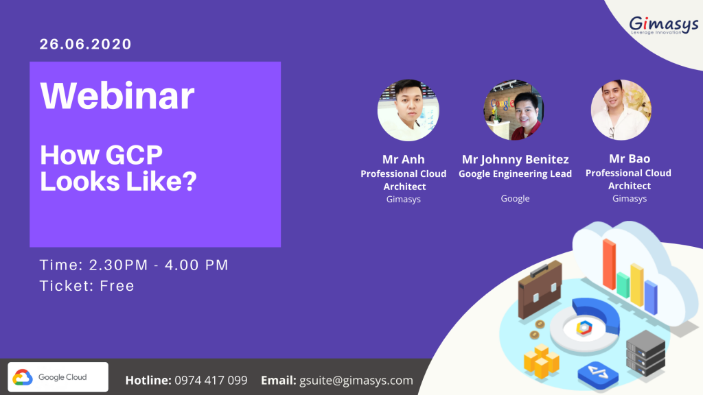 Chương trình Webinar 26/6/2020: How GCP Looks Like