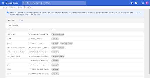 New look for domain-wide authorization in the admin console