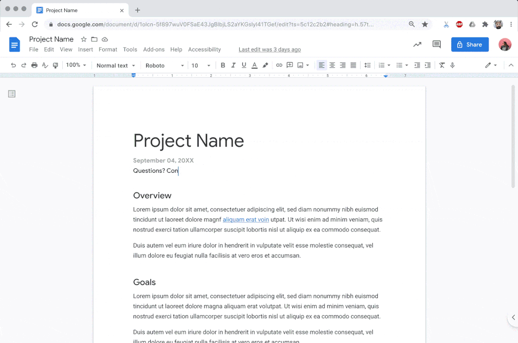  Mentioning Users Directly in Google Docs 