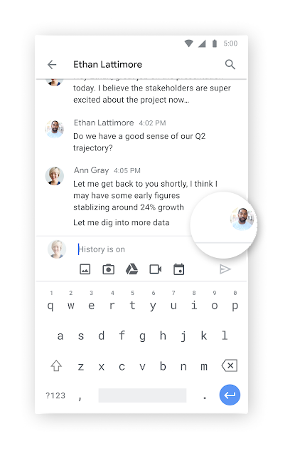 Marking messages as “seen” is now available on Google Chat