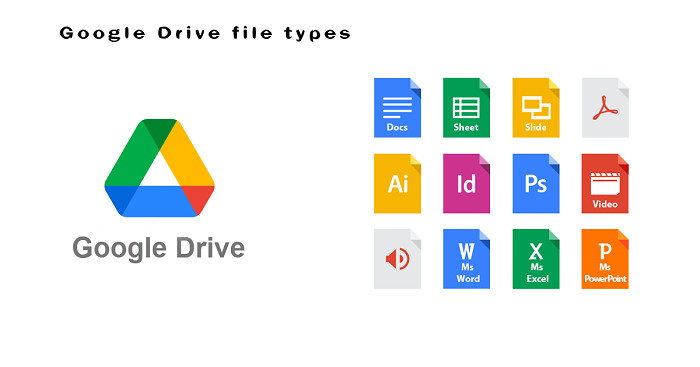 google drive file types