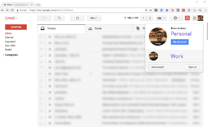 Use gmail available with Google Workspace