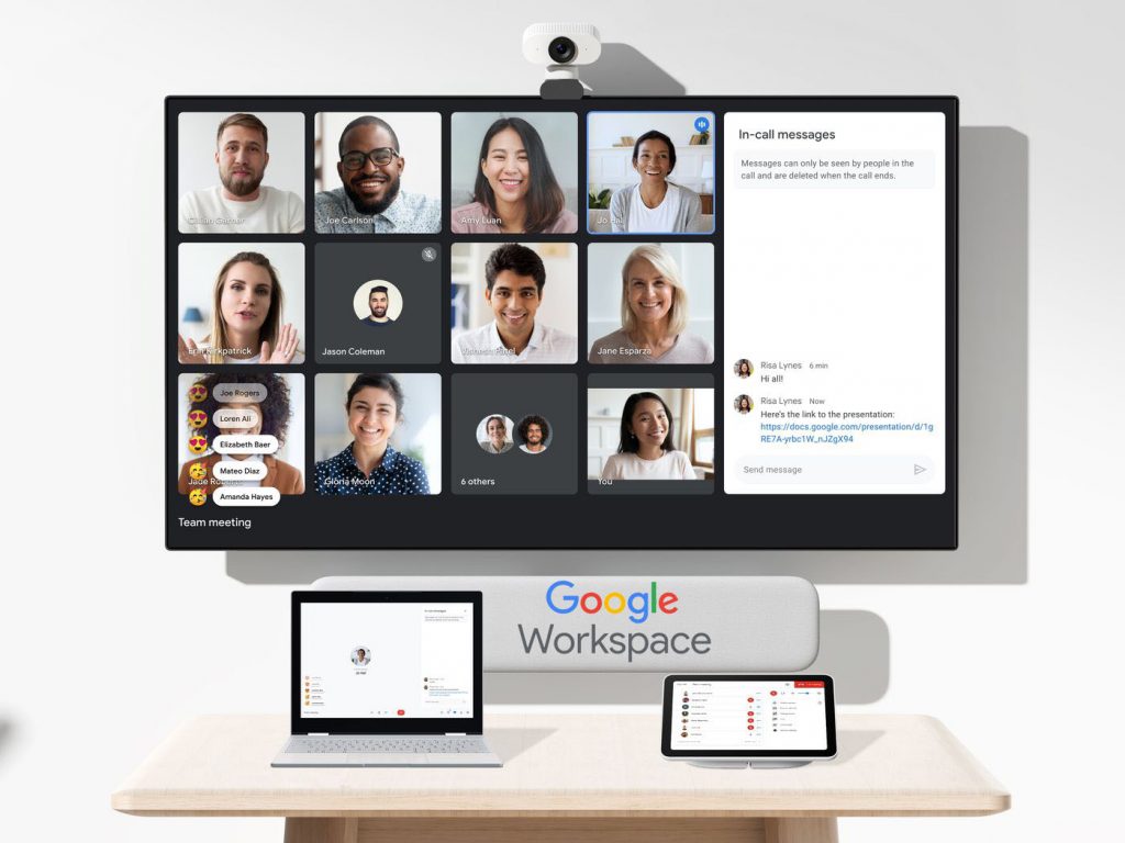 Work remotely with google workspace