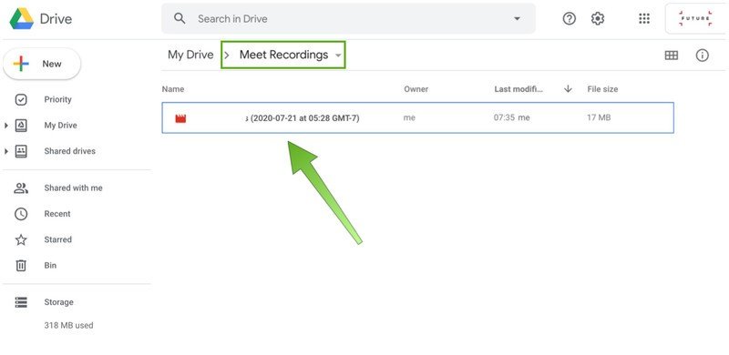 How to record a meeting with Google Meet 5