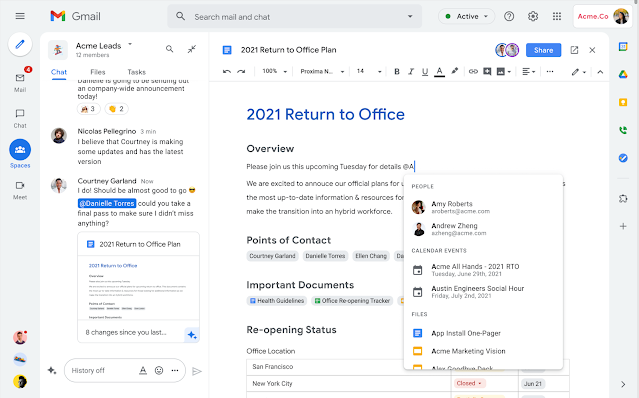 Google Chat: enrich your workspace 1