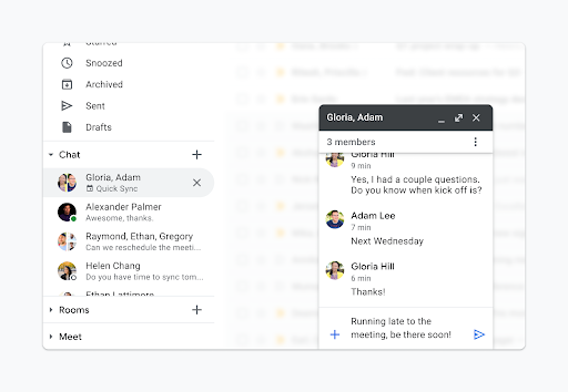 Auto-suggest Group Chat based on your Google Calendar 1