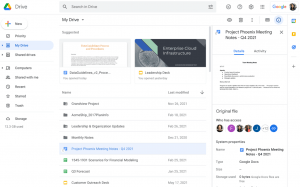 Quick access to documents with Shortcuts in Google Drive
