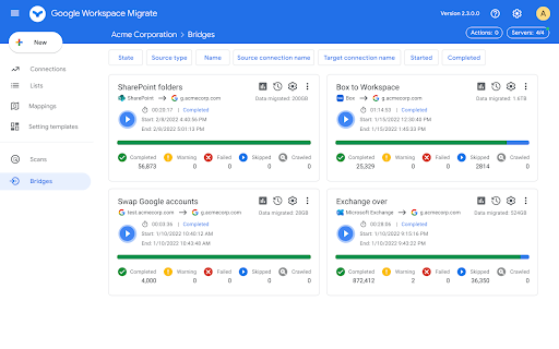 Google Workspace Migrate phát hành phiên bản chính thức