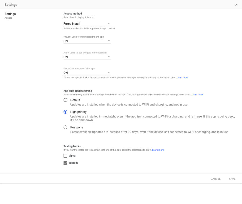 Google Workspace admins can specify how to update Android apps in Admin Console 1