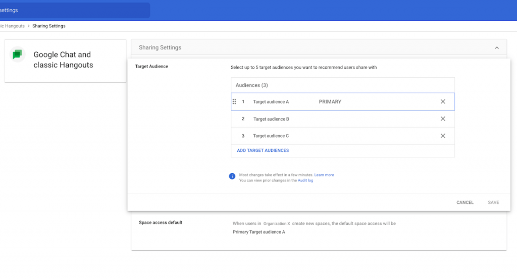 New admin controls for access to discoverable spaces in Google Chat