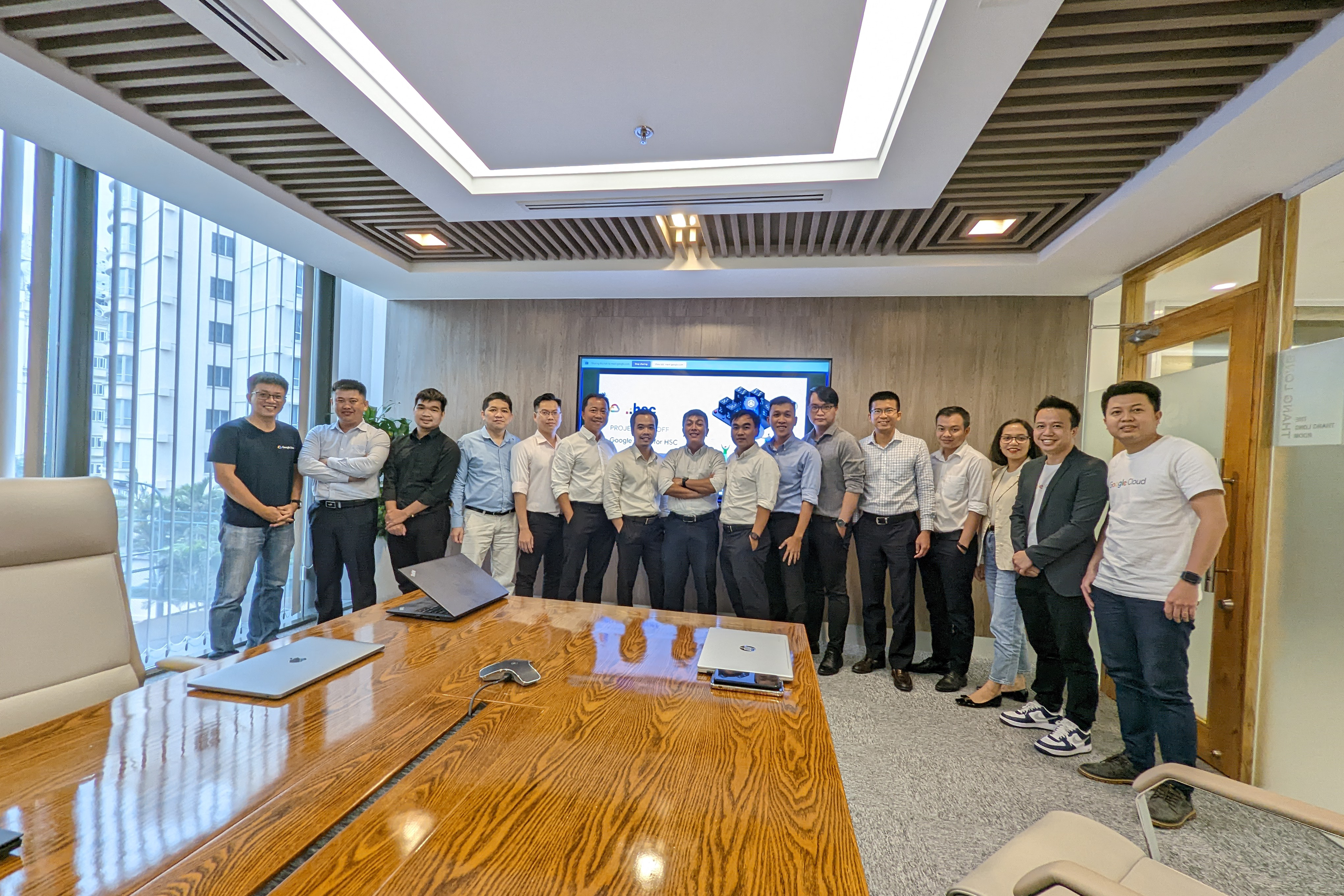 Photos of the Project Implementation Meeting Between Gimasys, Google and HSC July 27, 2022