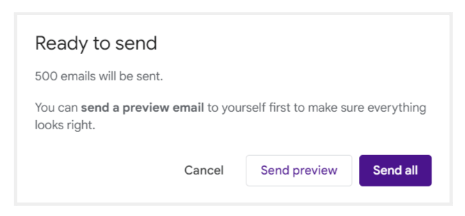 Increase personalization with tags integrated into Gmail email marketing 2