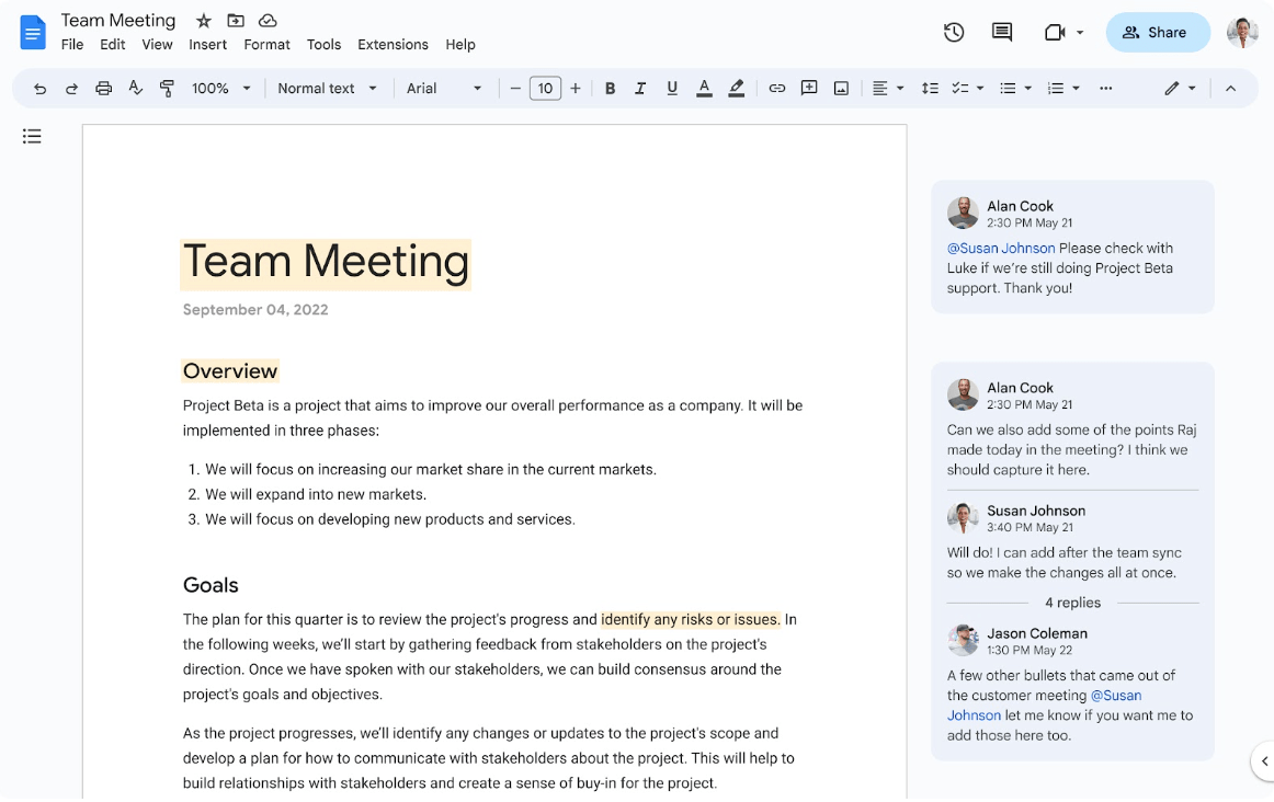 Google Drive - Docs - Sheets -Slides update new interface 2