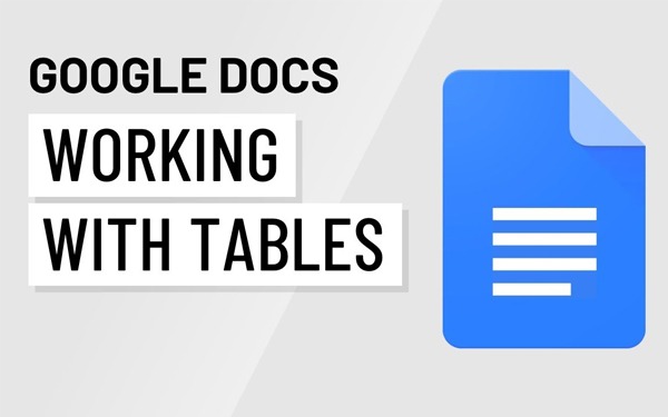 Google Docs Cải Tiến định Vị Bảng Theo định Dạng Trang