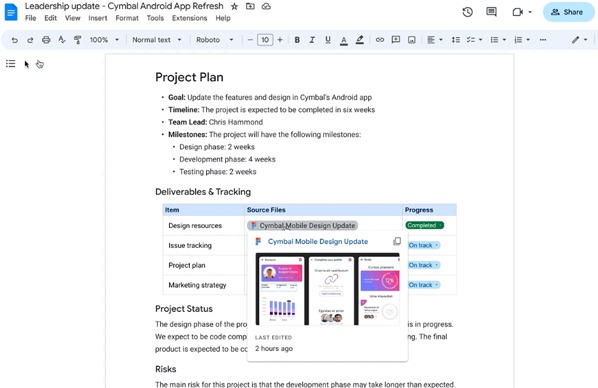 Google cho phép kéo trực tiếp dữ liệu từ các ứng dụng vào Google Docs bằng chip thông minh của bên thứ ba 2