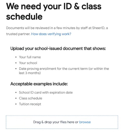 Steps to register for Google Cloud for Students 4