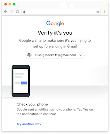 Gmail tăng cường bảo mật trước các hành động nhạy cảm 2