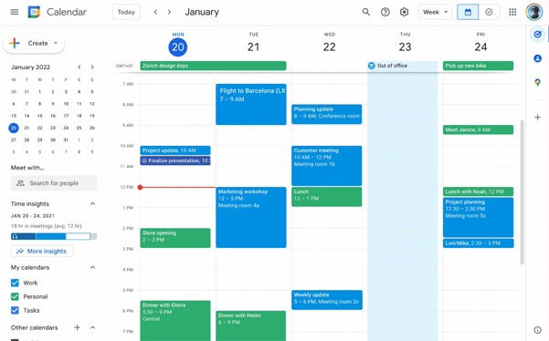 View the full Google Task List right on Google Calendar 1