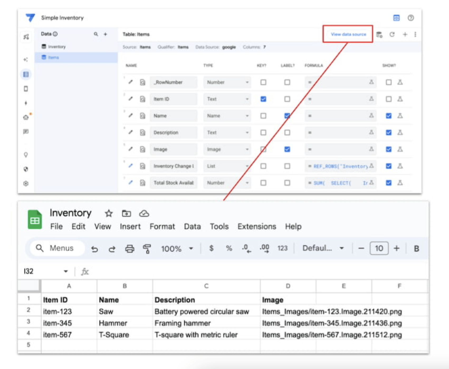 Xem và Quản lý công việc bằng Google Sheet