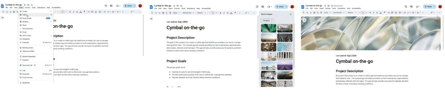 Tùy chỉnh Google Docs của bạn với hình ảnh bìa 