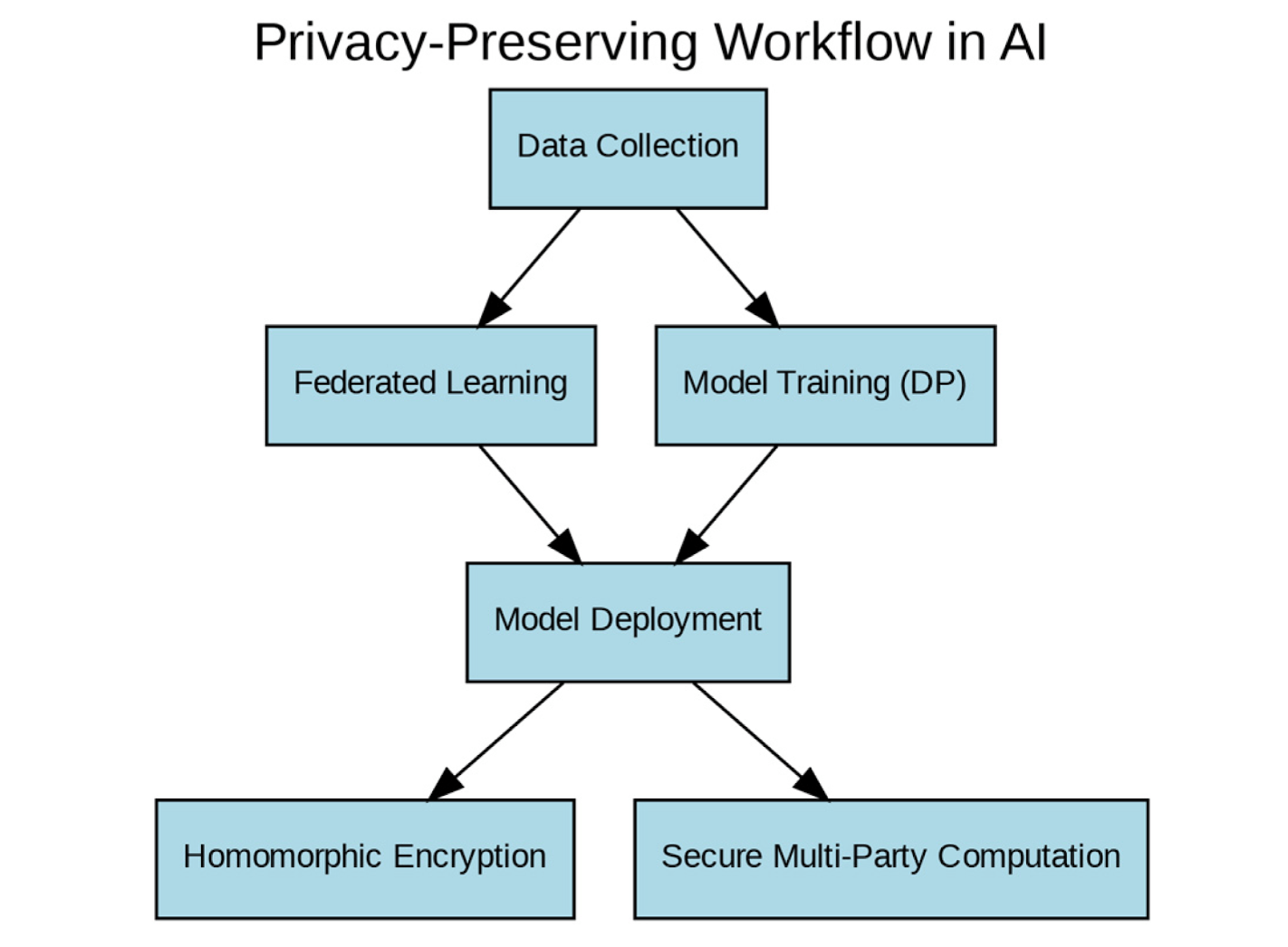 Privacy-Preserving workflow in AI